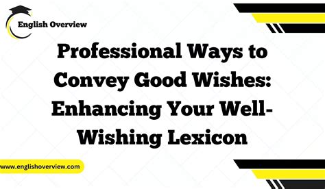 20 Professional Ways To Convey Good Wishes