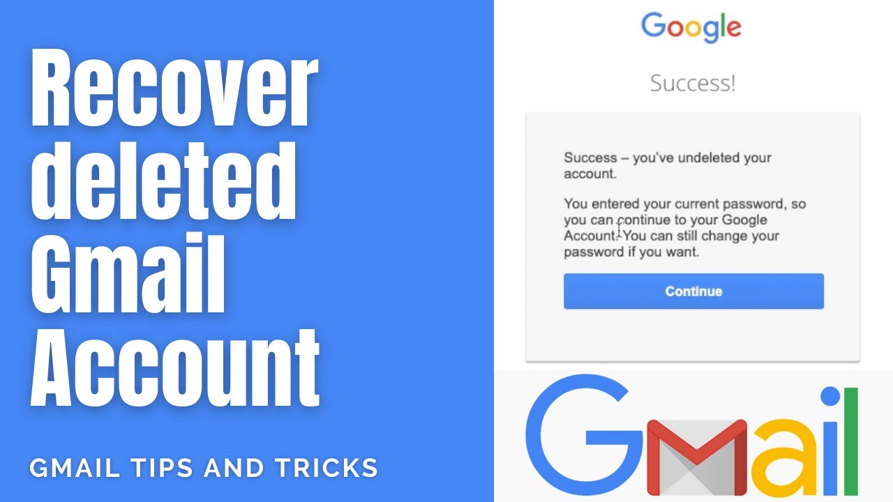 5 Easy Steps To Recover A Permanently Deleted Gmail Account 5 Easy Steps To Recover A Permanently Deleted Gmail Account