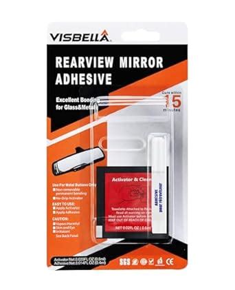 Amazon Com Visbella Rearview Mirror Adhesive Repair Kit Rear View Mirror Glue For Windshield Excellent Bonding For Glass Metal Automotive Amazon Com Visbella Rearview Mirror Adhesive Repair Kit Rear View Mirror Glue For Windshield Excellent Bonding For Glass Metal Automotive