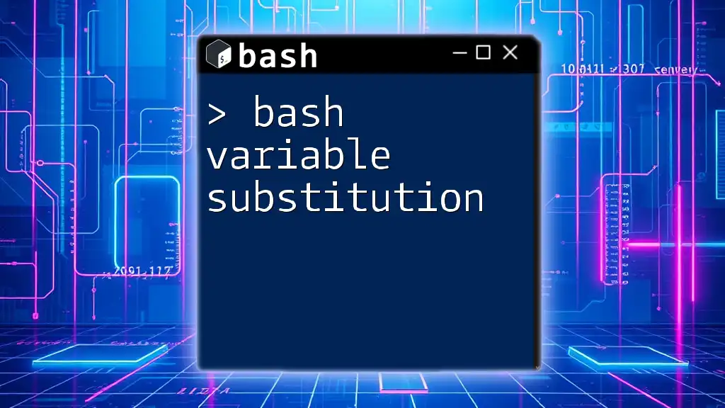 Bash Variable Substitution Unleash The Power Of Variables Bash Variable Substitution Unleash The Power Of Variables