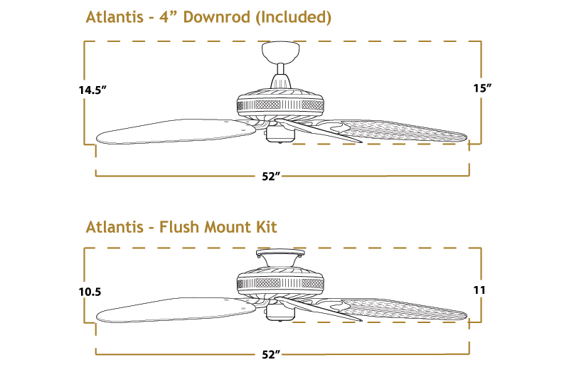 Ceiling Fan Dimensions The Right Celling Fan Dimension For Your Room Warisan Lighting Ceiling Fan Dimensions The Right Celling Fan Dimension For Your Room Warisan Lighting