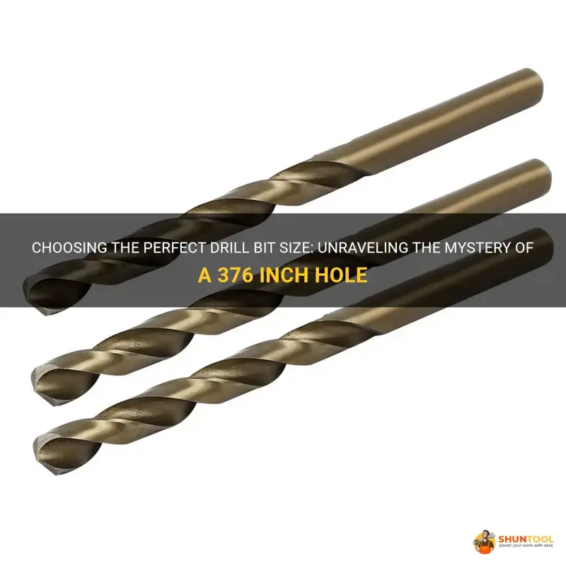 Choosing The Perfect Drill Bit Size Unraveling The Mystery Of A 376 Inch Hole Shuntool Choosing The Perfect Drill Bit Size Unraveling The Mystery Of A 376 Inch Hole Shuntool