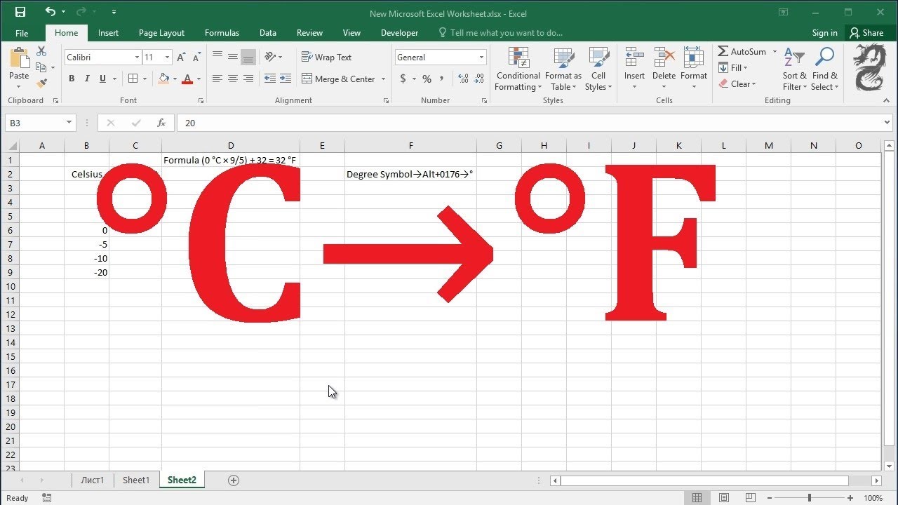 Fahrenheit to Celsius: Excel's Easy Formula