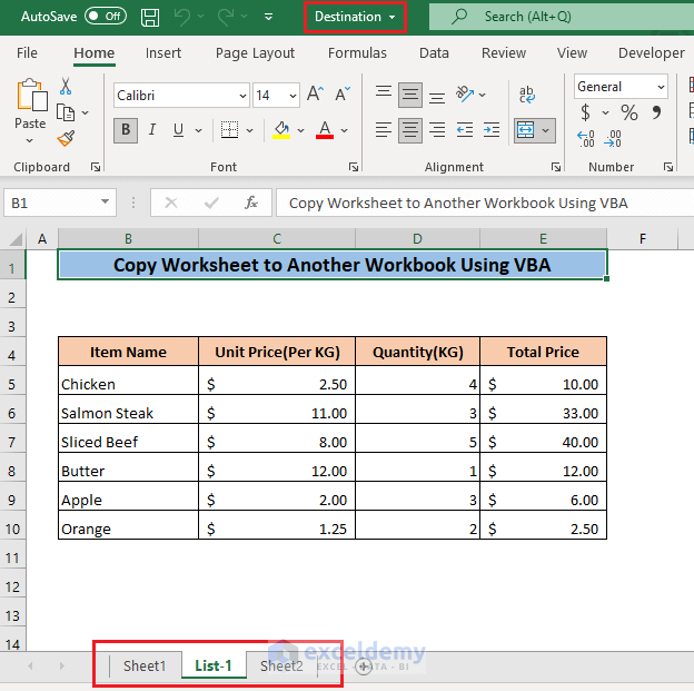 Move Worksheet: 5 VBA Tricks