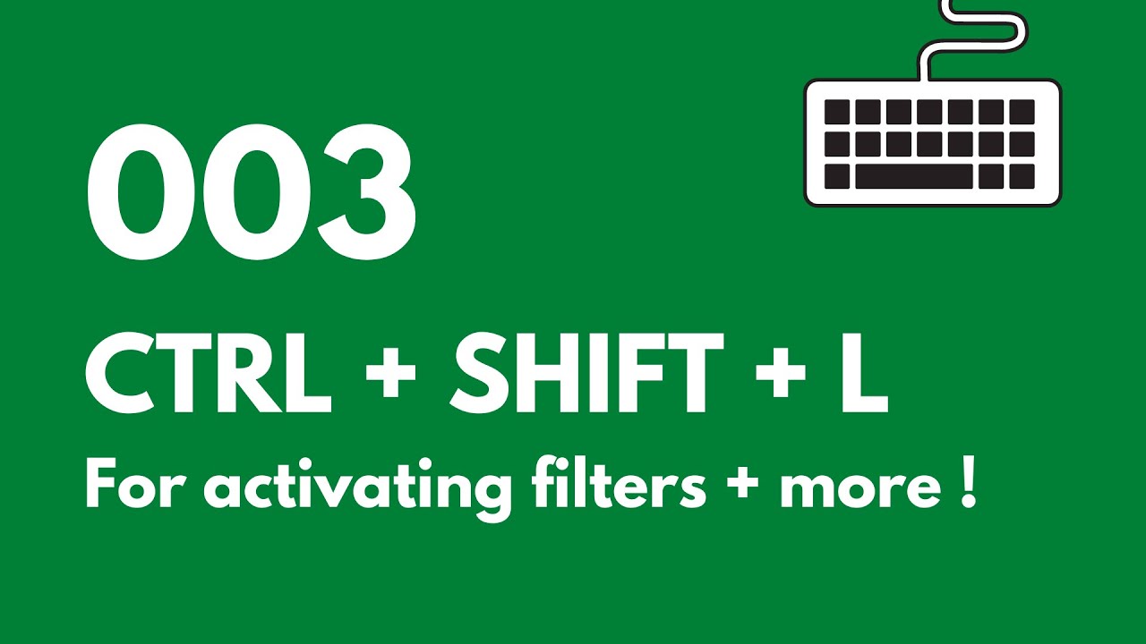Why Won't Ctrl Shift L Work? Why Won't Ctrl Shift L Work?