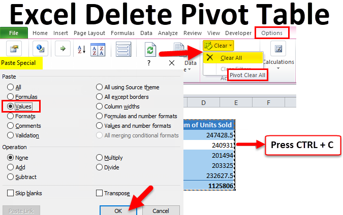 3 Ways to Delete a Pivot Table 3 Ways to Delete a Pivot Table