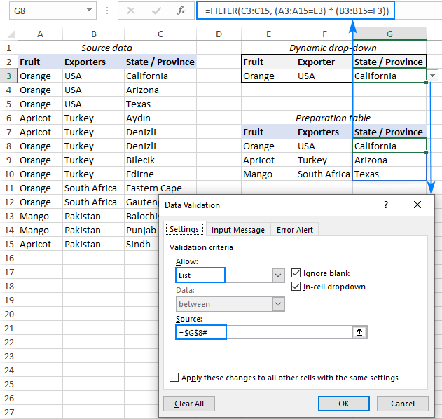 Dropdown List In Excel Puresourcecode Dropdown List In Excel Puresourcecode