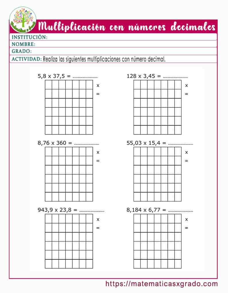 Dominar la multiplicación con decimales: 5 claves