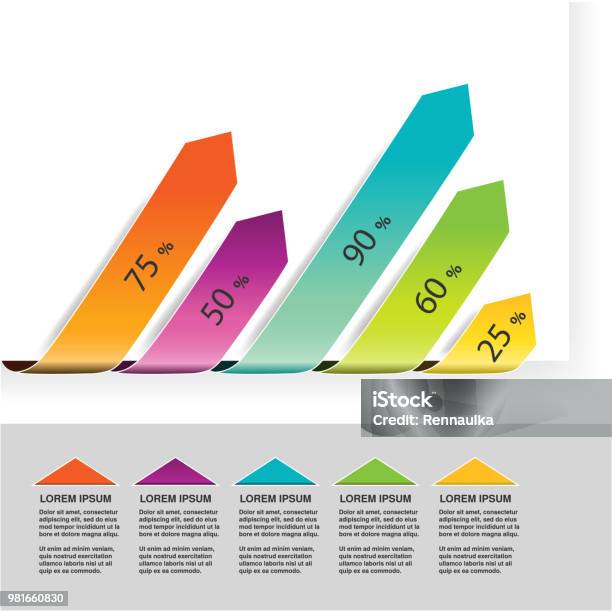 Elements Infographics Diagram With Arrows Simple Colorful Graph Percent 5 Step Timeline Elements Infographics Diagram With Arrows Simple Colorful Graph Percent 5 Step Timeline