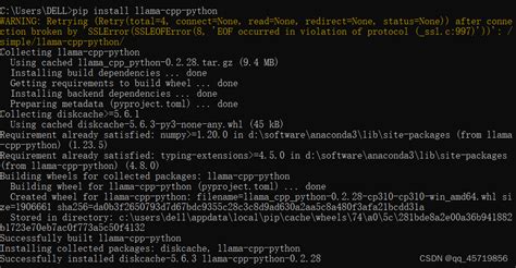 Error Could Not Build Wheels For Llama Cpp Python Which Is Required To Install Pyproject Toml Error Could Not Build Wheels For Llama Cpp Python Which Is Required To Install Pyproject Toml