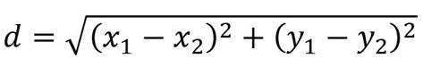 Euclidean Distance Formula Python