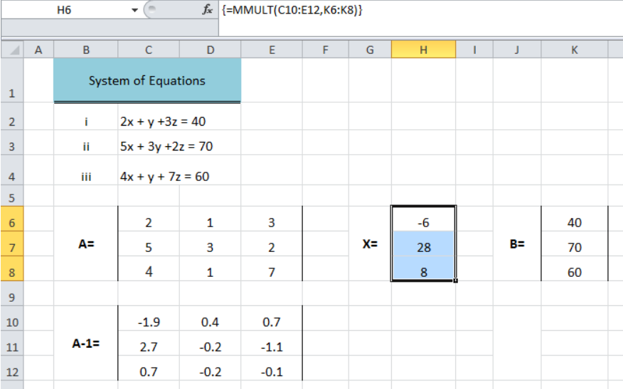Excel How To Solve System Of Equations Tessshebaylo Excel How To Solve System Of Equations Tessshebaylo