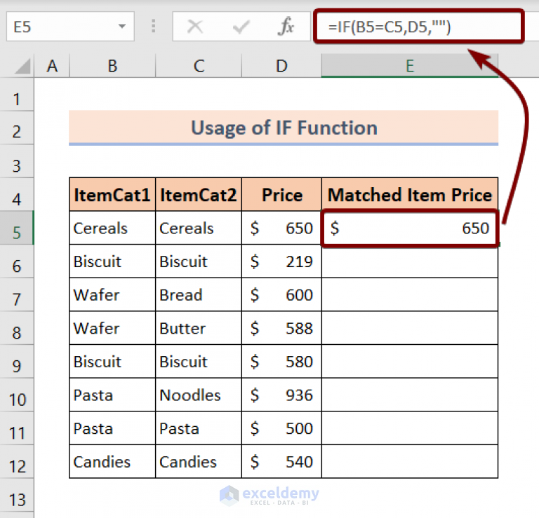 Excel's IF-MATCH-COPY Cell Magic