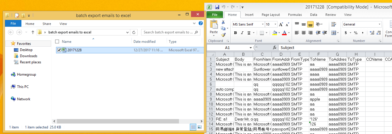 Export Outlook Emails To Excel Spreadsheet Cigati Solutions Export Outlook Emails To Excel Spreadsheet Cigati Solutions
