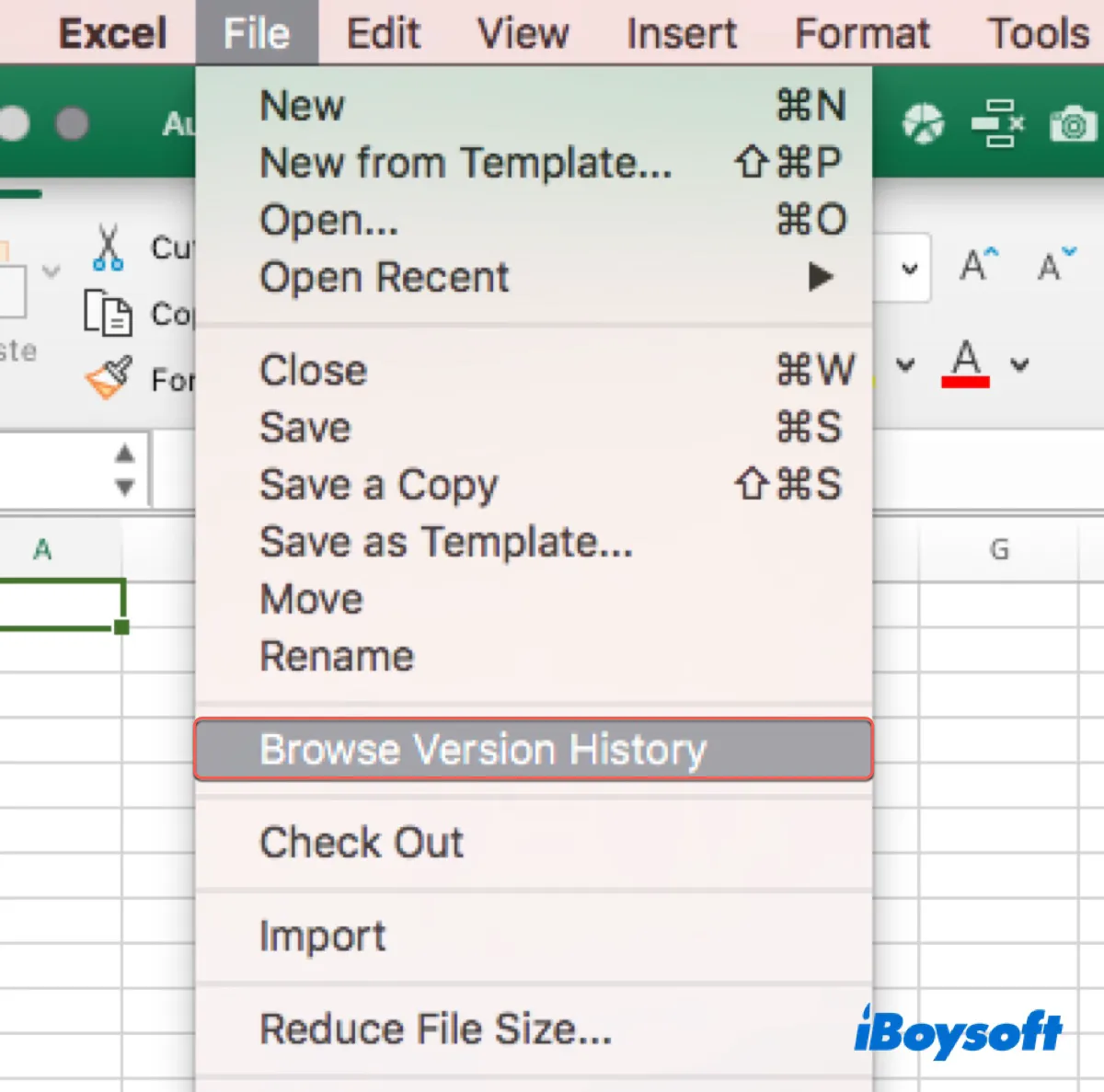 Fix Browse Version History Grayed Out On Mac Word Excel Ppt
