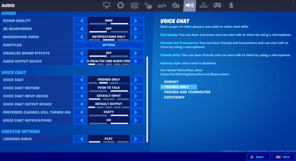 Fixing Fortnite Chat Issues on PC