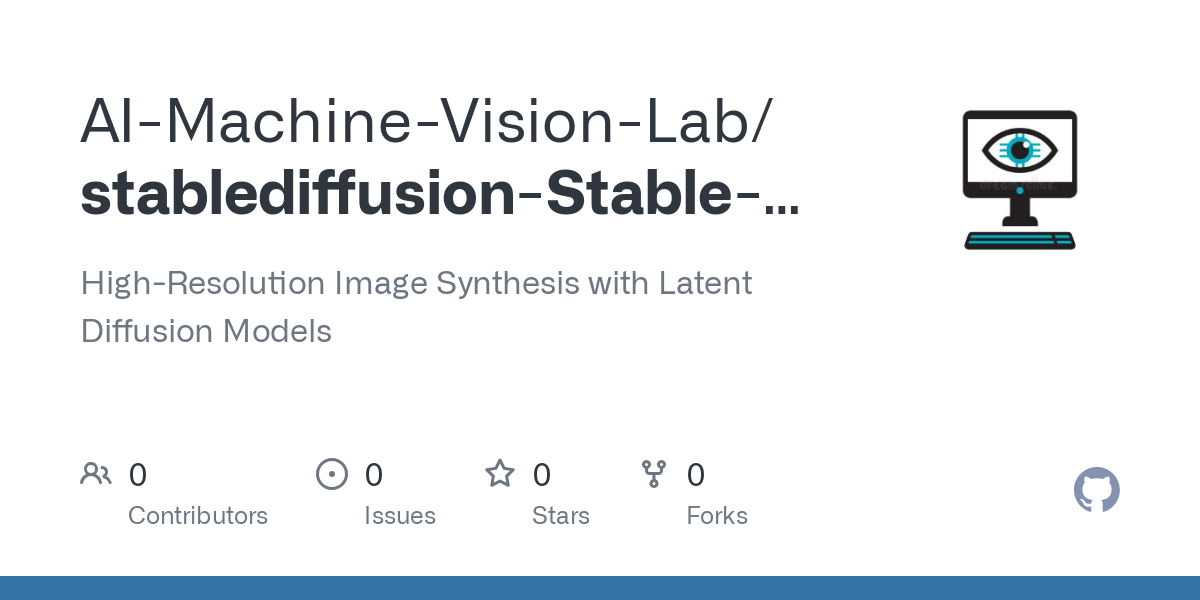 Github Ai Machine Vision Lab Stablediffusion Stable Diffusion Version 2 High Resolution Image Github Ai Machine Vision Lab Stablediffusion Stable Diffusion Version 2 High Resolution Image