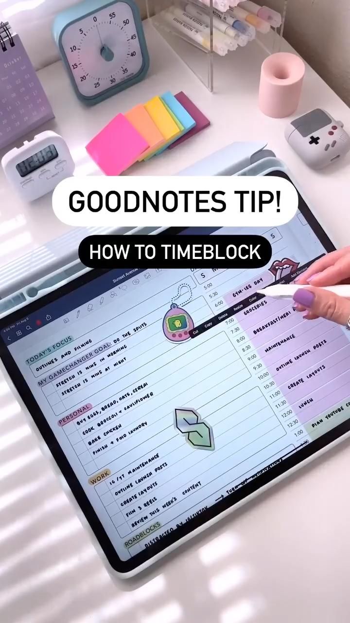 Goodnotes Tip How To Timeblock On Your Ipad Ipad Tutorials Digital Planner Ipad Essentials Goodnotes Tip How To Timeblock On Your Ipad Ipad Tutorials Digital Planner Ipad Essentials