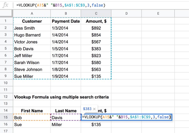Mastering VLOOKUP: Multiple Criteria in Google Sheets