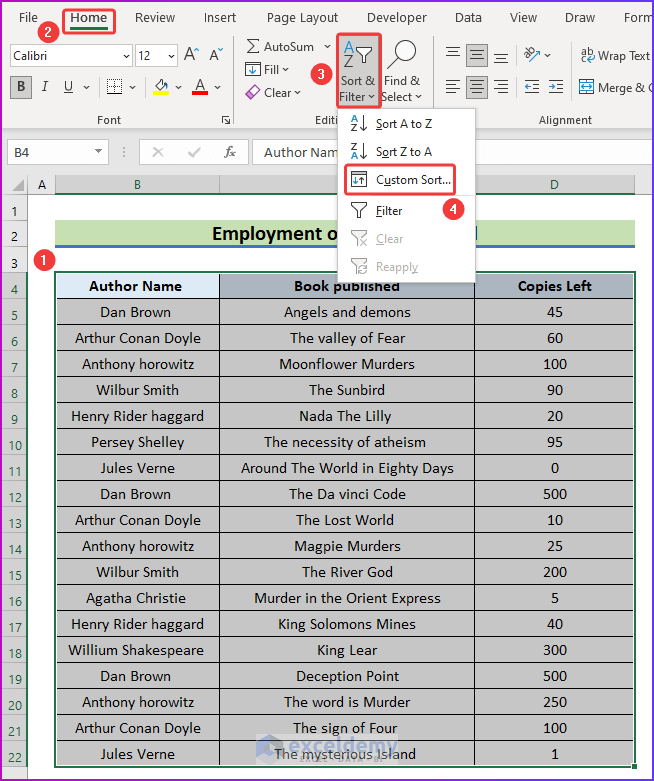 How To Arrange Alphabetically In Excel 4 Easy Methods Unstop How To Arrange Alphabetically In Excel 4 Easy Methods Unstop
