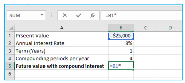 How To Calculate Compound Interest In Excel Writeupcafe Com