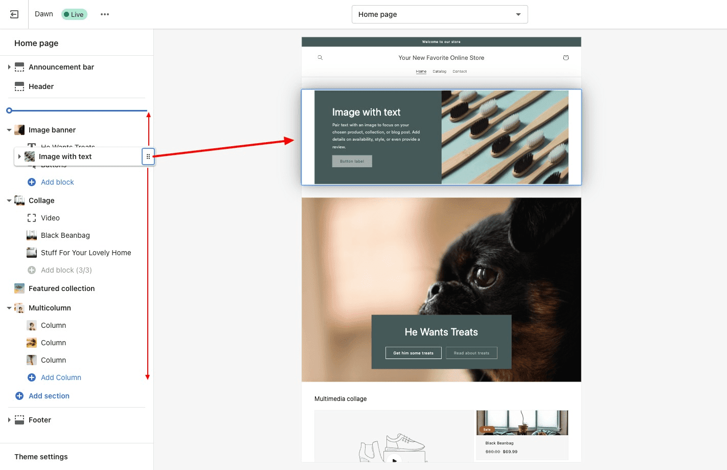 How To Change The Homepage On Your Shopify Store Storetasker Blog How To Change The Homepage On Your Shopify Store Storetasker Blog