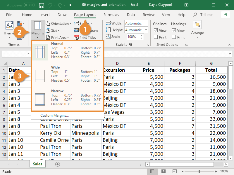 How To Changing Margins In Excel How To Changing Margins In Excel