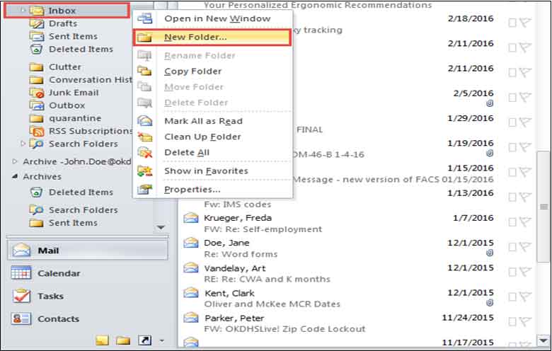 How To Create Folders In Microsoft Outlook How To Create Folders In Microsoft Outlook