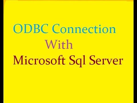 How To Create Odbc Connection For Sql Server In Informatica Youtube How To Create Odbc Connection For Sql Server In Informatica Youtube