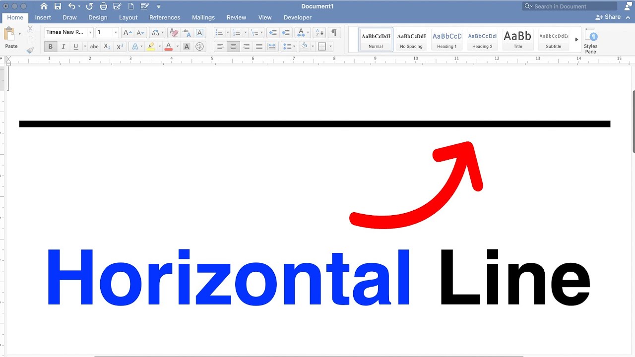 How To Insert Horizontal Line In Word Microsoft Youtube How To Insert Horizontal Line In Word Microsoft Youtube