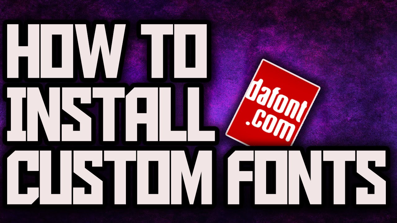 How To Install Custom Fonts In Word And Excel Youtube How To Install Custom Fonts In Word And Excel Youtube