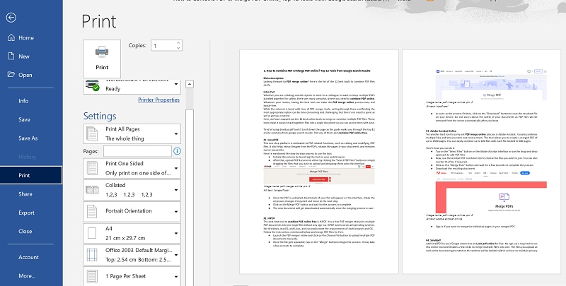 How To Print 2 4 Pages On 1 Sheet Pdf Word Ppt Excel 2023 How To Print 2 4 Pages On 1 Sheet Pdf Word Ppt Excel 2023