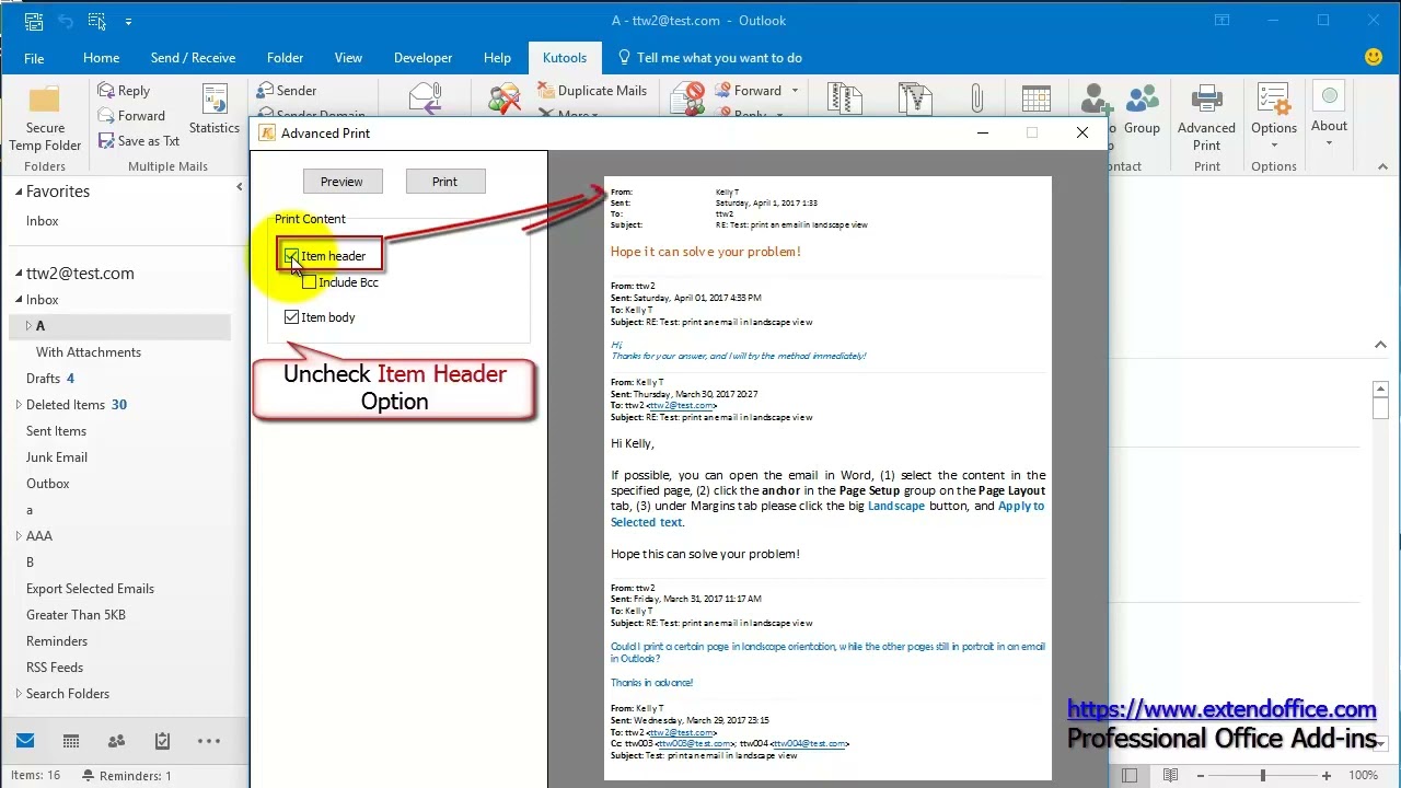 How to Print Emails: No Header, No Problem!