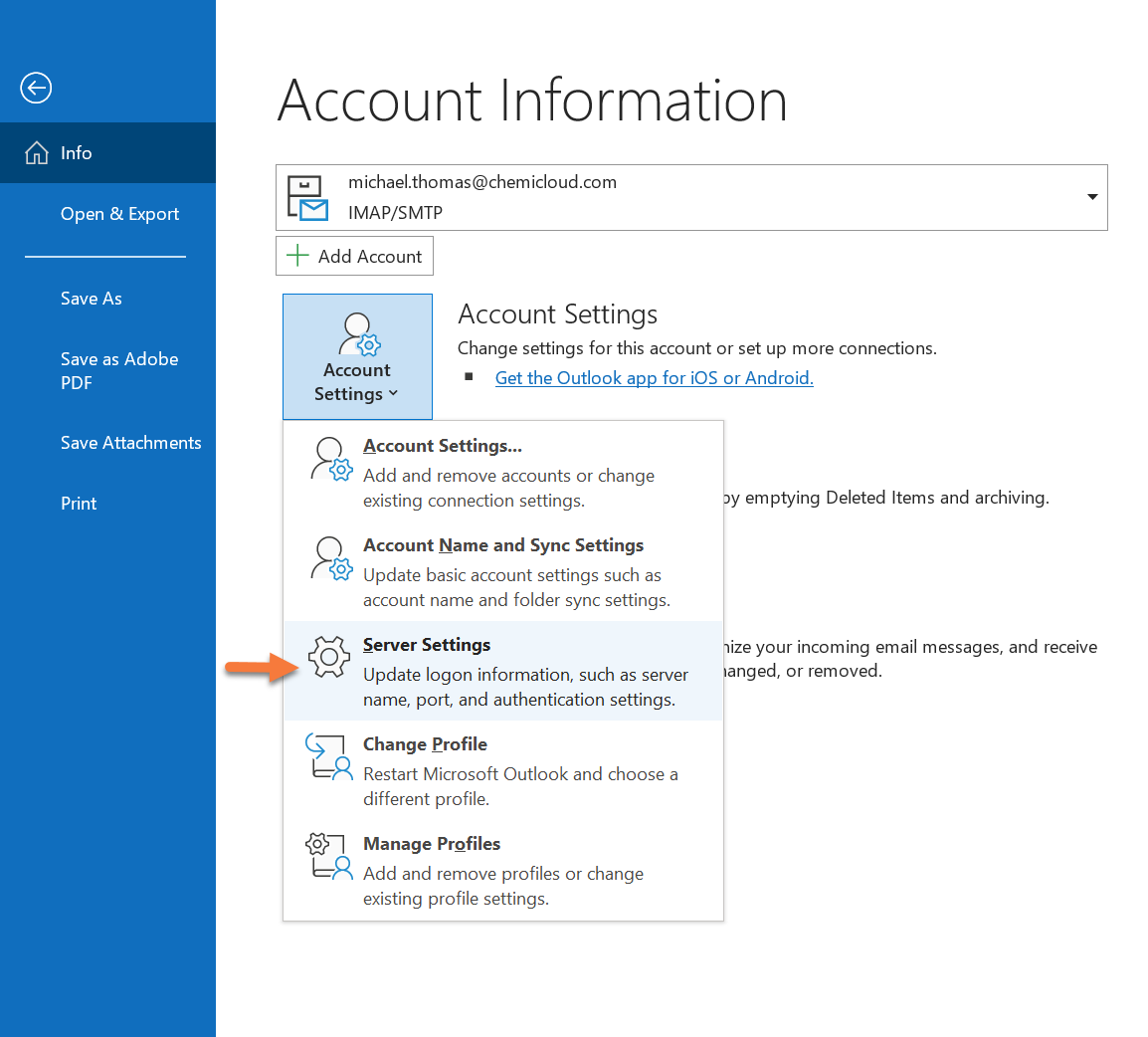 How To Update Email Account Settings In Microsoft Outlook 365 How To Update Email Account Settings In Microsoft Outlook 365