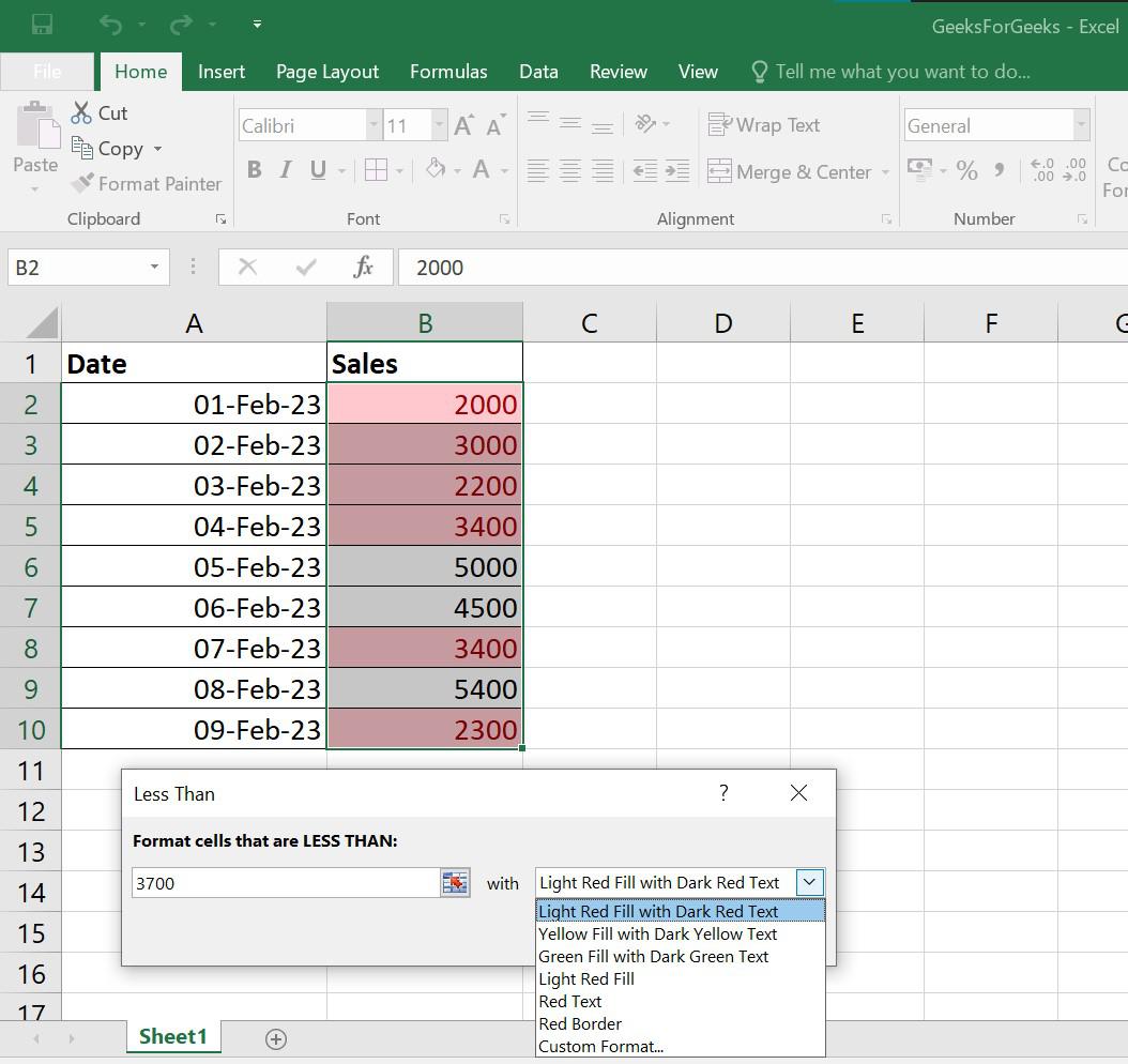 How To Use Conditional Formatting In Excel To Format Data