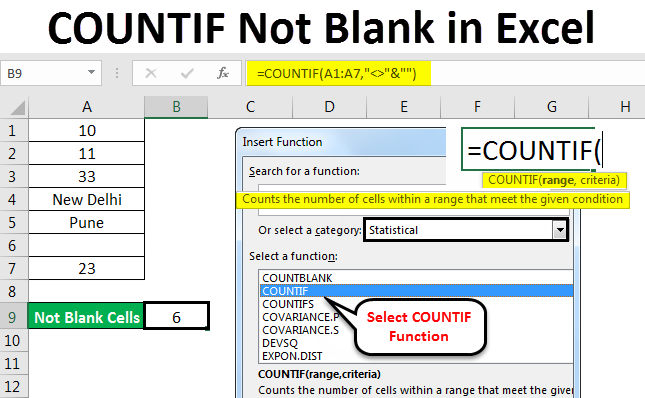 How To Use Countif Not Blank In Excel Wps Office Blog How To Use Countif Not Blank In Excel Wps Office Blog