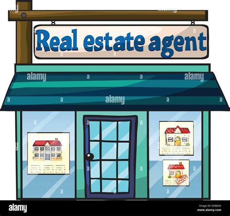 Illustration Of Real Estate Agent S Office On White Stock Vector Image Art Alamy Illustration Of Real Estate Agent S Office On White Stock Vector Image Art Alamy