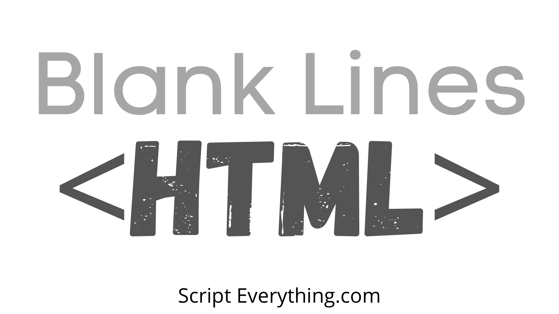 3 Easy Ways to Insert Blank Lines in HTML