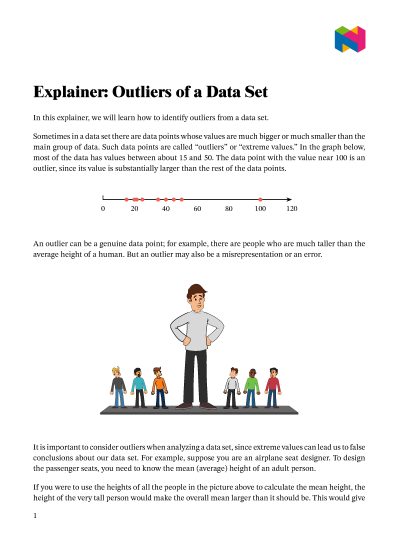 Lesson Explainer Outliers Of A Data Set Nagwa Lesson Explainer Outliers Of A Data Set Nagwa