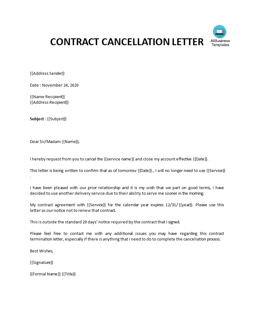 How to Cancel a Contract Easily