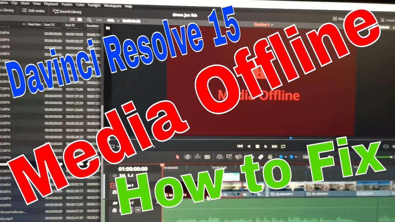 Media Offline Davinci Resolve 15 Trymaha Media Offline Davinci Resolve 15 Trymaha