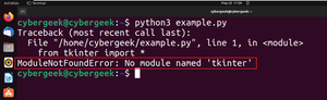 Modulenotfounderror No Module Named Tkinter And How To Resolve It Modulenotfounderror No Module Named Tkinter And How To Resolve It