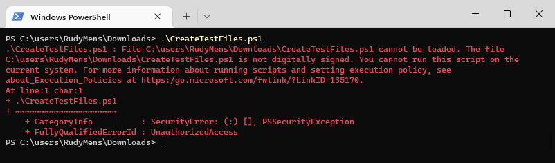 Troubleshooting PowerShell Script Execution Issues