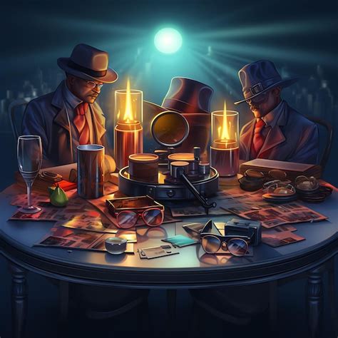 Premium Photo Mystery Pop Up Detective Themed Game Console Mystery Decorat Design Art Graphic Premium Photo Mystery Pop Up Detective Themed Game Console Mystery Decorat Design Art Graphic