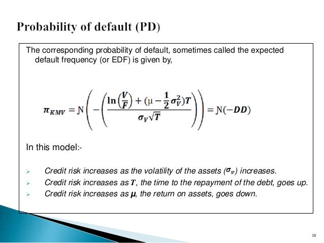 Unveiling the Default Probability Formula