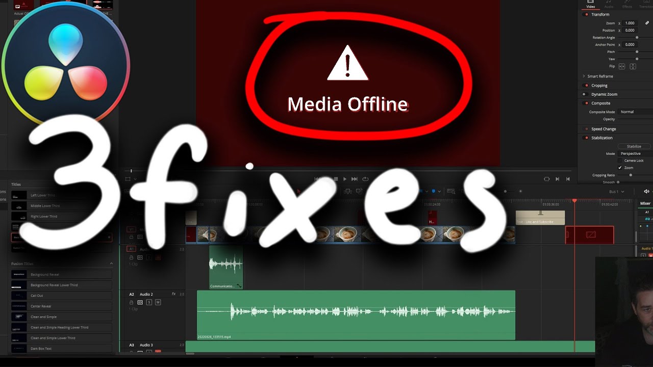 Quickly Fix Media Offline In Davinci Resolve 3 Simple Steps Teckers Quickly Fix Media Offline In Davinci Resolve 3 Simple Steps Teckers