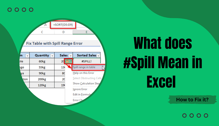 The 5 Quick Fixes for Spill Range Issues