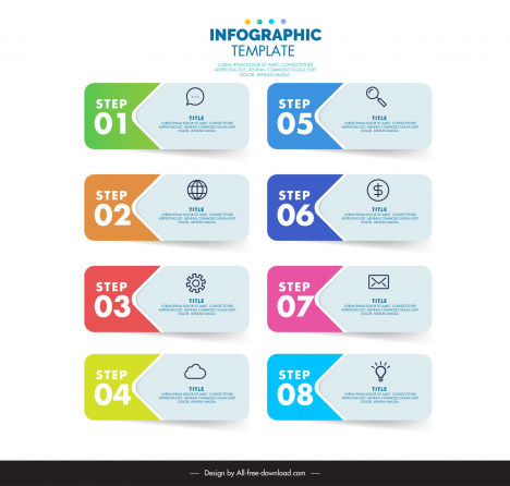 Steps Infographic Design Elements Modern Horizontal Tabs Layout Vectors Stock In Format For Free Steps Infographic Design Elements Modern Horizontal Tabs Layout Vectors Stock In Format For Free
