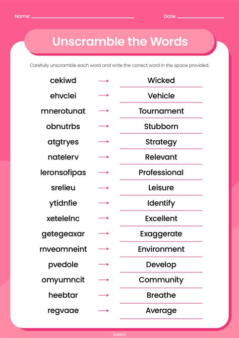 Those Words Unscrambled: 5 Tips
