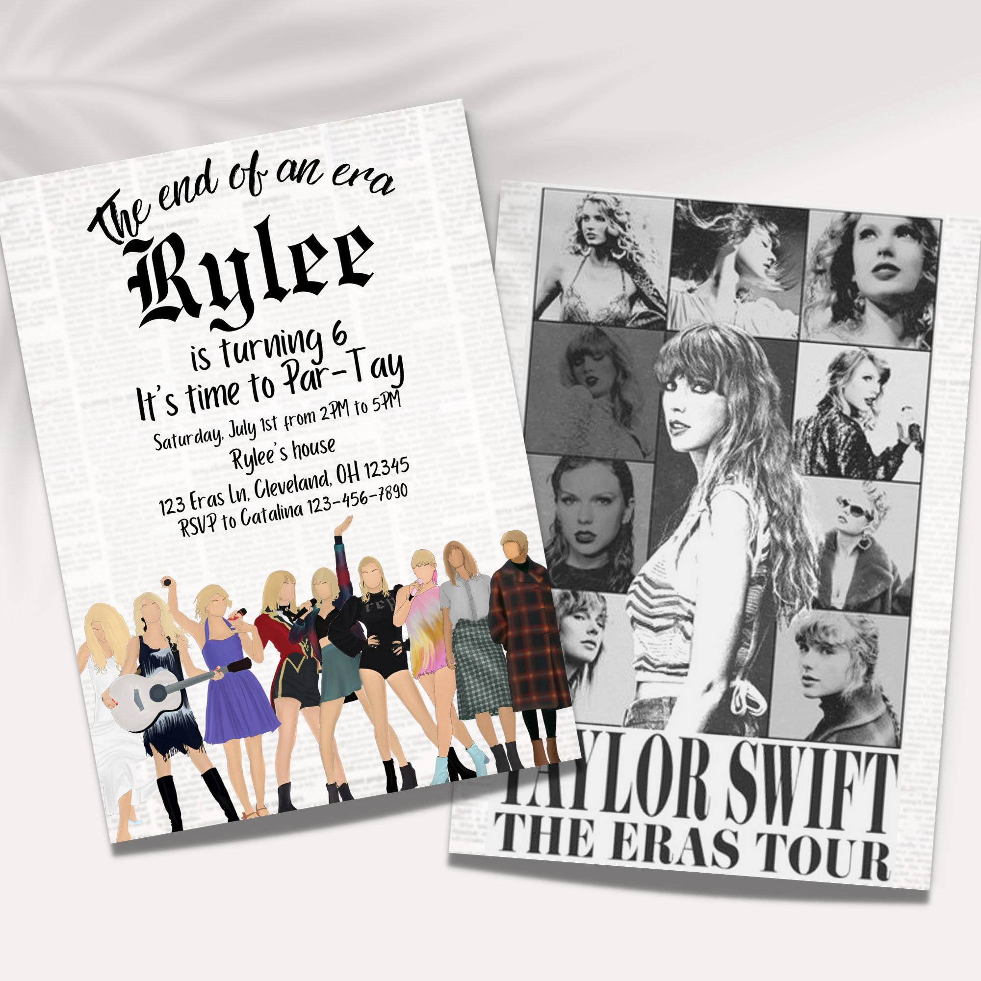 Taylor Swift Birthday Party Invitation Taylor Swift Eras Tour Taylor Swift Invitation Template Taylor Swift Birthday Party Invitation Taylor Swift Eras Tour Taylor Swift Invitation Template